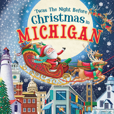 'Twas the Night Before Christmas in Michigan By Jo Parry (Illustrator) Cover Image