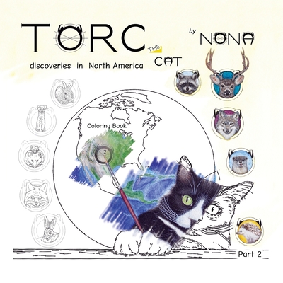 TORC the CAT discoveries in North America Coloring Book part 2 Cover Image