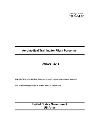 Training Circular TC 3-04.93 Aeromedical Training for Flight Personnel August 2018 Cover Image