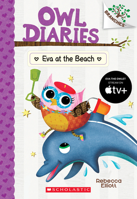 Eva at the Beach: A Branches Book (Owl Diaries #14) cover