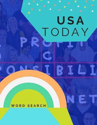 USA Today Word Search: Word Search for Adults & Seniors, Reproducible Worksheets for Carry Along Digest Size Books Use. Cover Image
