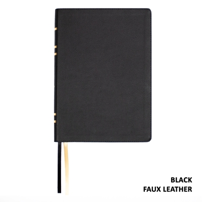 Lsb Giant Print Reference Edition, Paste-Down Black Faux Leather Cover Image