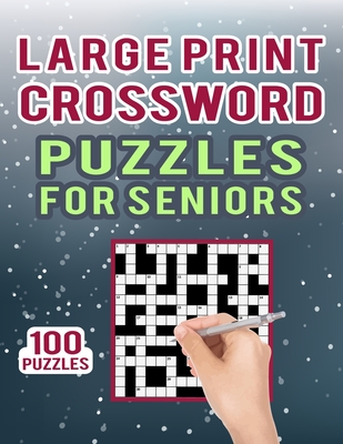 Big Crossword Puzzles Books For Adults Medium: puzzle book for adults &  seniors - activity book for adults