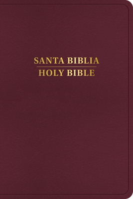 RVR 1960/KJV Biblia bilingüe, borgoña imitación piel (2024 ed.) Cover Image