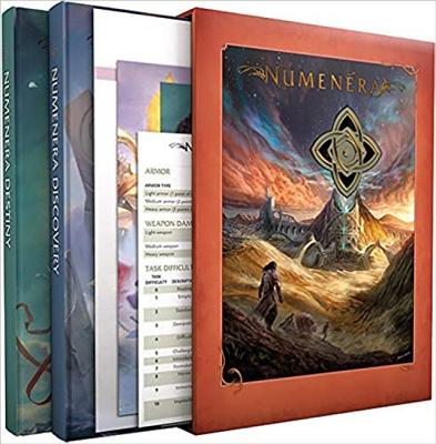 Numenera Discovery Destiny Slipcase [With Medallion and Play AIDS and Map] By Monte Cook Games (Created by) Cover Image
