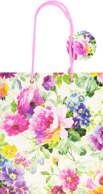 Peony Garden Gift Bag By Peter Pauper Press Inc (Created by) Cover Image