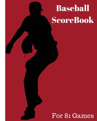 Baseball Scorebook: 81 Games, 8in X 10in, Included Most Popular Stats, Pitching Matchup Jiugingge By Sportrecorder Express, Mike Murphy Cover Image