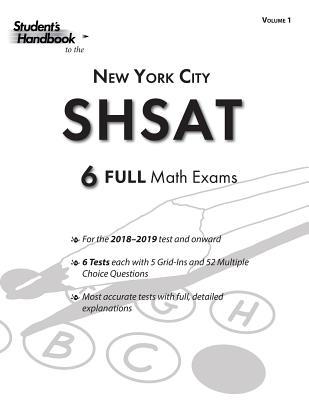 Shsat Practice Math Tests: 6 Exams (Volume 1) Cover Image