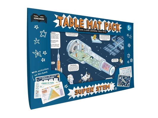 Help with Homework Super STEM Table Mat Pack: For Ages 5 & Up