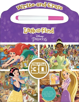 Disney Princess: Write-And-Erase Look and Find Cover Image