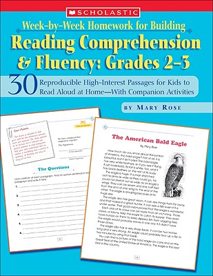 Week-by-Week Homework for Building Reading Comprehension & Fluency: Grades 2–3: 30 Reproducible High-Interest Passages for Kids to Read Aloud at Home—With Companion Activities Cover Image