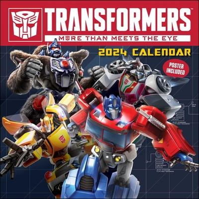Transformers 2024 Wall Calendar with Poster Cover Image