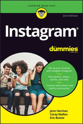 Instagram for Dummies By Jenn Herman, Corey Walker, Eric Butow Cover Image