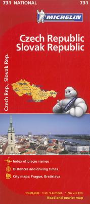 Michelin Czech Republic & Slovak Republic Road and Tourist Map (Maps/Country (Michelin))