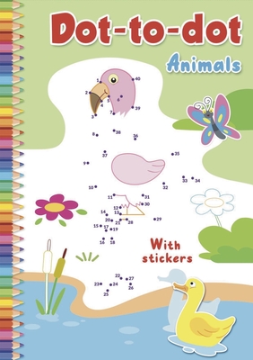 Dot-to-Dot Animals: With stickers By Isadora Smunket, Smunket Cover Image
