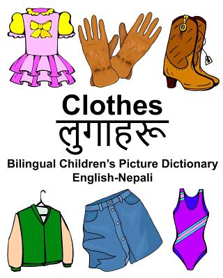 English-Nepali Clothes Bilingual Children's Picture Dictionary Cover Image