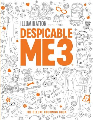 Despicable Me 3: The Deluxe Coloring Book Cover Image
