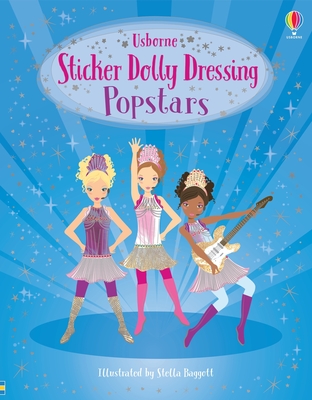 Sticker Dolly Dressing Popstars By Lucy Bowman, Stella Baggott (Illustrator) Cover Image