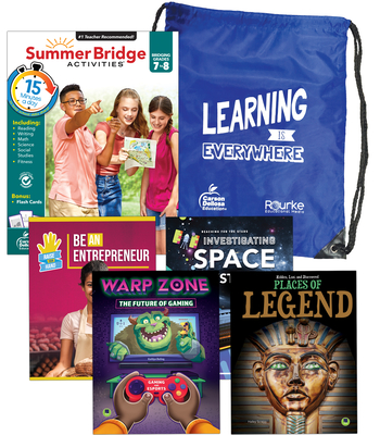 Summer Bridge Essentials Backpack 7-8 By Rourke Educational Media (Compiled by), Summer Bridge Activities (Compiled by) Cover Image