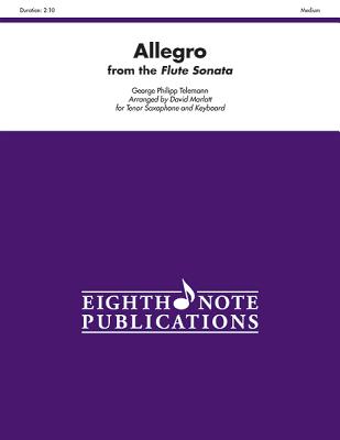 Allegro (from the Flute Sonata): Part(s) (Eighth Note Publications) Cover Image