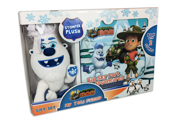 Ranger Rob: My Yeti Friend Gift Set: Book with 2 Stories and Stomper Plush Toy [With Plush] By Corinne Delporte, Nelvana Ltd (Illustrator) Cover Image