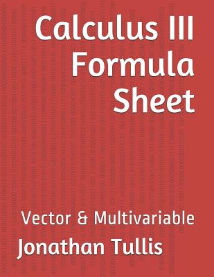 calculus equations sheet