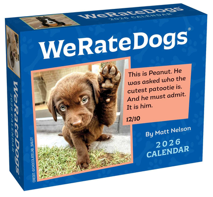 WeRateDogs 2026 Day-to-Day Calendar By Matt Nelson Cover Image