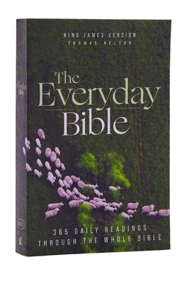 Kjv, the Everyday Bible, Paperback, Red Letter, Comfort Print: 365 Daily Readings Through the Whole Bible Cover Image