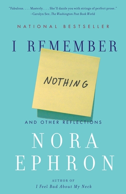 Cover for I Remember Nothing: And Other Reflections