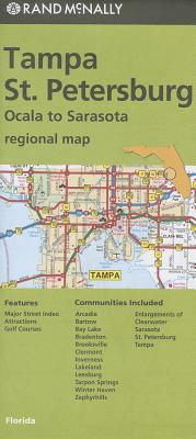 Rand McNally Tampa/St. Petersburg, Florida Regional Map: Ocala to Sarasota Cover Image