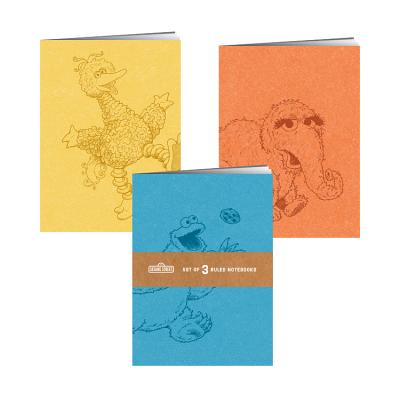 Sesame Street Notebooks: Set of 3 Ruled Notebooks Cover Image