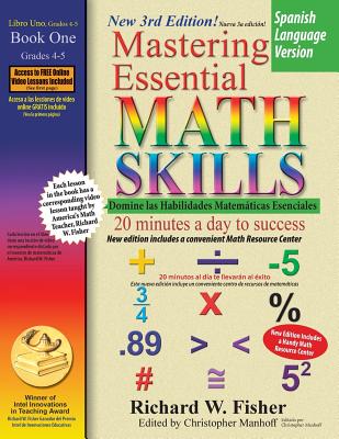 Mastering Essential Math Skills Book 1, Spanish Language Version Cover Image