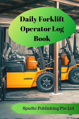 Daily Forklift Operator Log Book Cover Image