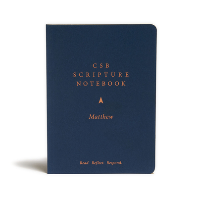 CSB Scripture Notebook, Matthew: Read. Reflect. Respond. Cover Image