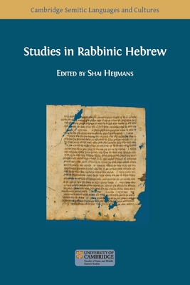 Studies in Rabbinic Hebrew Cover Image
