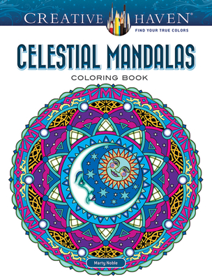 Creative Haven Celestial Mandalas Coloring Book Cover Image