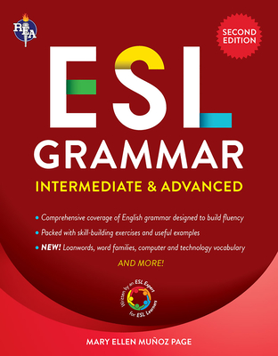 ESL Grammar: Intermediate & Advanced (English as a Second Language) Cover Image