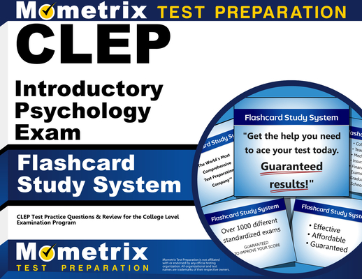 CLEP Introductory Psychology Exam Flashcard Study System: CLEP Test Practice Questions & Review for the College Level Examination Program Cover Image