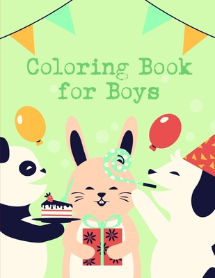 Coloring Book for Boys: Christmas gifts with pictures of cute animals (Nature Kids #20) By Harry Blackice Cover Image