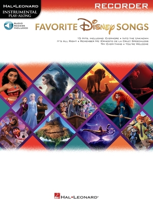 Favorite Disney Songs: Instrumental Play-Along for Recorder Cover Image
