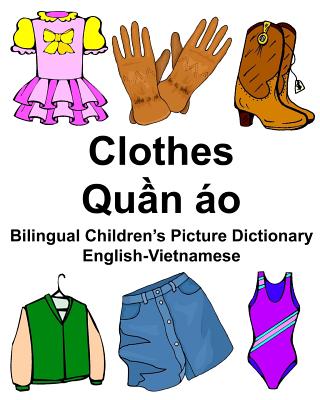 English-Vietnamese Clothes Bilingual Children's Picture Dictionary Cover Image