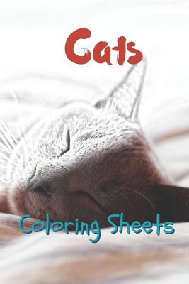 Cat Coloring Sheets: 30 Cat Drawings, Coloring Sheets Adults Relaxation, Coloring Book for Kids, for Girls, Volume 15 By Julian Smith Cover Image