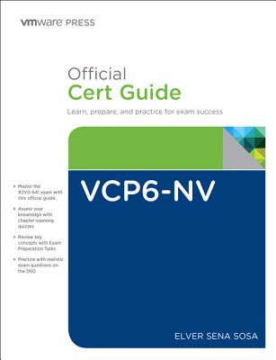 VCP6-NV Official Cert Guide (Exam #2V0-641) (Vmware Press Certification) Cover Image