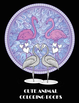 Cute Animal Coloring Books: A stress management and Relaxing for adults Cover Image