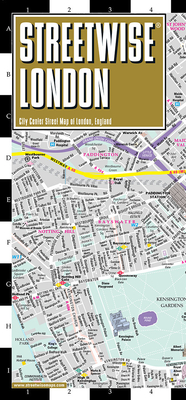 Streetwise London Map - Laminated City Center Street Map of London, England (Michelin Streetwise Maps) Cover Image