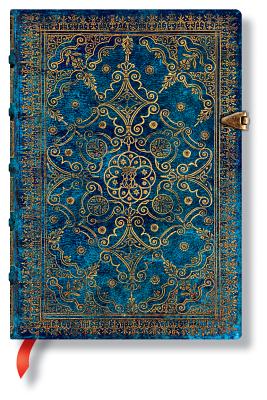 Paperblanks | Azure | Equinoxe | Hardcover | Midi | Lined | Clasp Closure | 240 Pg | 120 GSM