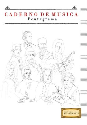 Caderno de Música Pentagrama: (17.78 x 25.4 cm) Cover Image