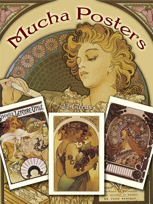 Mucha Posters Postcards: 24 Ready-To-Mail Cards (Dover Postcards) By Alphonse Maria Mucha Cover Image