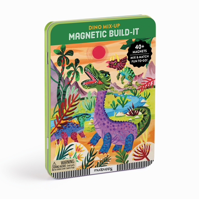 Dino Mix-Up Magnetic Build-It By Illustrated By Christiane Enge Mudpuppy (Created by) Cover Image