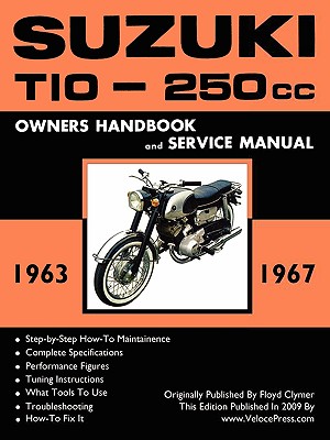 Suzuki T10 1963-1967 Factory Workshop Manual Cover Image